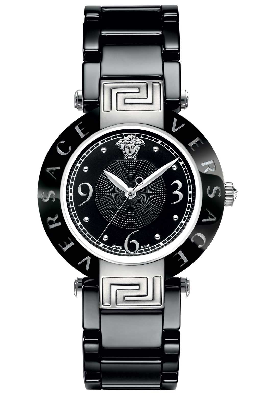 Versace QUARTZ watch 763 BLACK - Click Image to Close